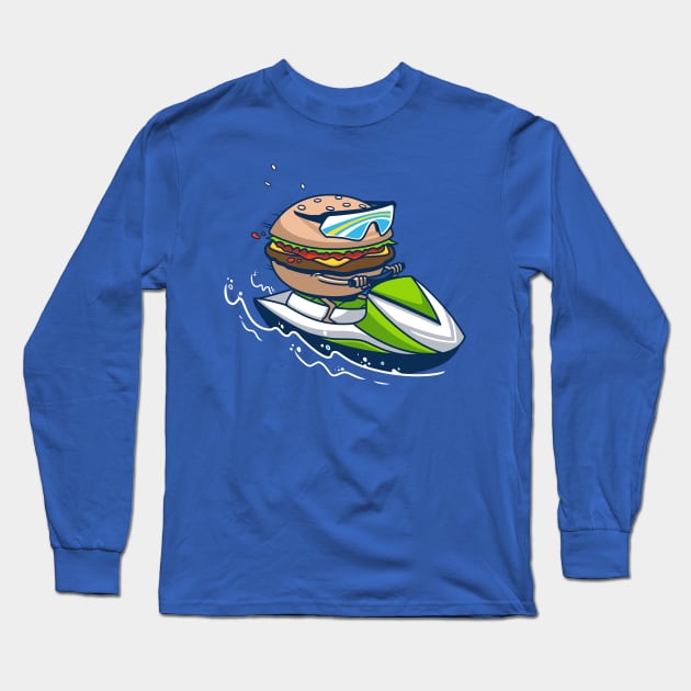 Cheeseburger Paradise Long Sleeve T-Shirt by bennyd302